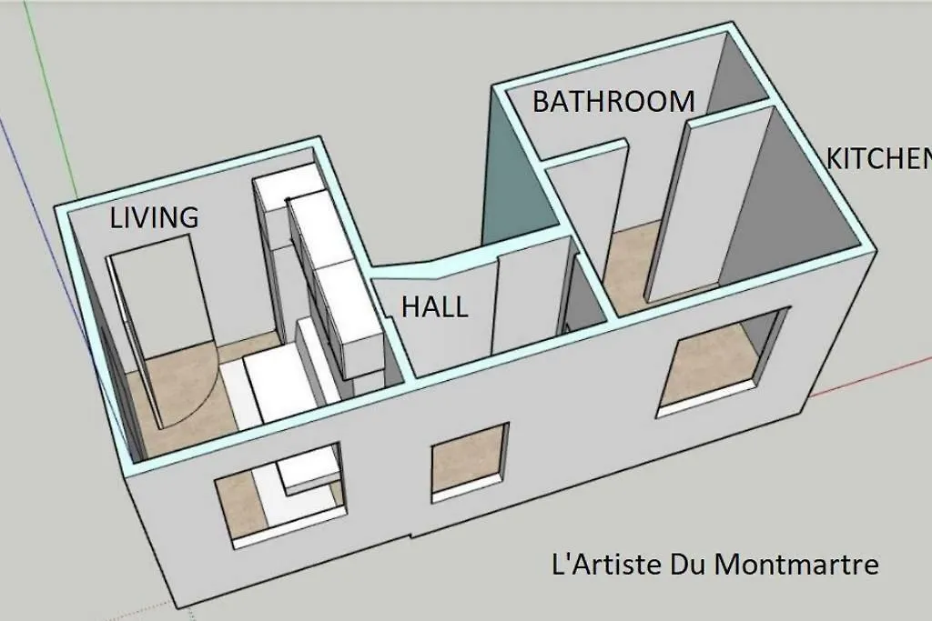 Artiste Du Montmartre Daire Paris